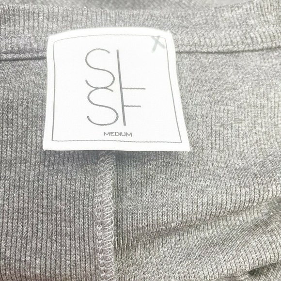 SLSF Sarah Liller Womens Gray Knitted Scoop Neck Gabby Maxi Dress Size Medium - Picture 8 of 10